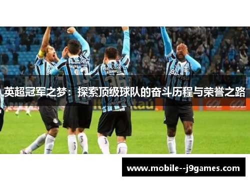 英超冠军之梦：探索顶级球队的奋斗历程与荣誉之路